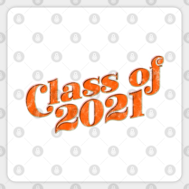 Class of 2021 L Sticker by karutees